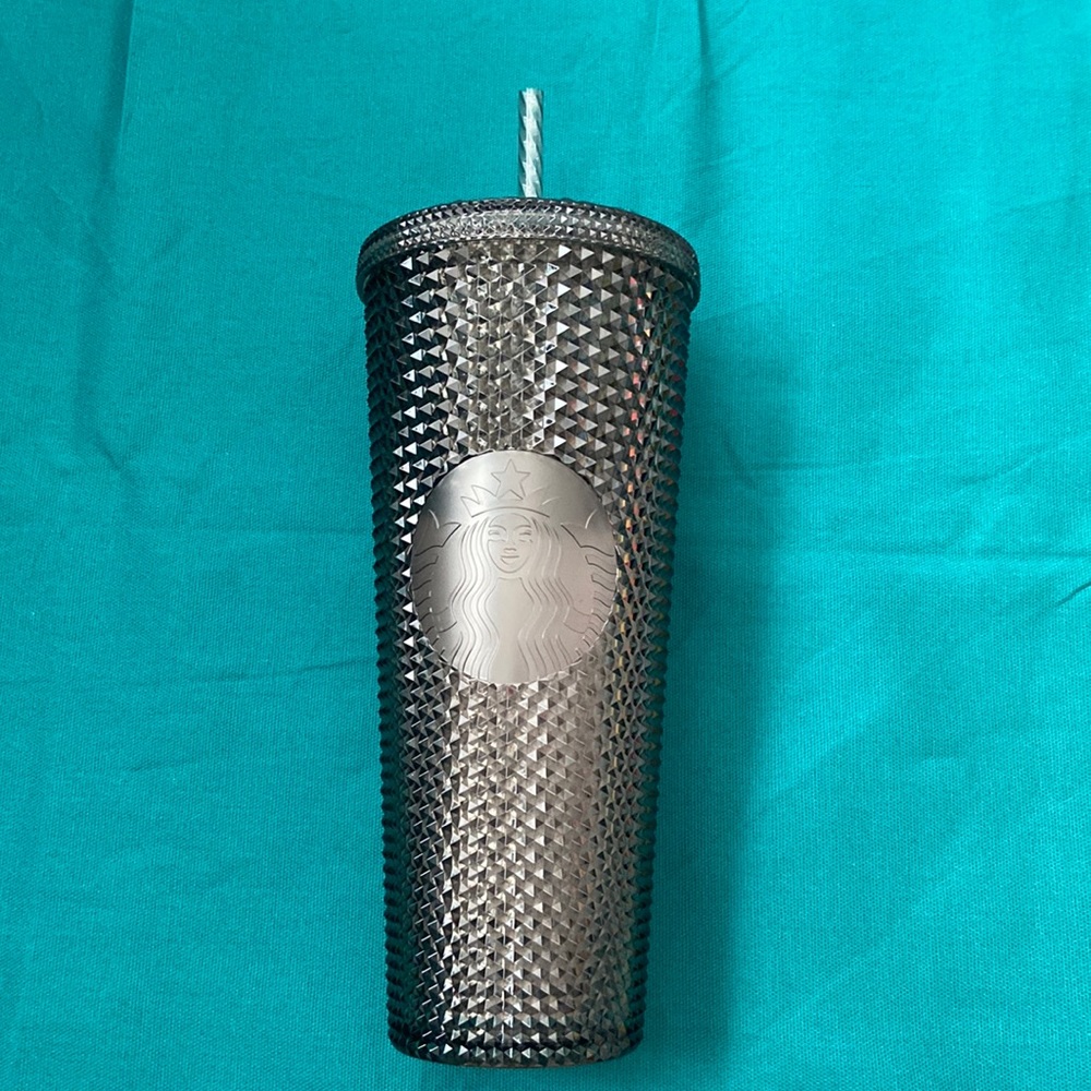 Starbucks Taiwan Grey Bling Studded Venti Tumbler